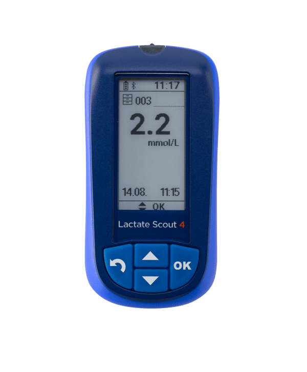 Lactate Scout 4 pomiar stężenia mleczanu
