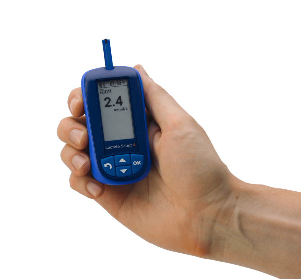 Lactate Scout 4 pomiar stężenia mleczanu